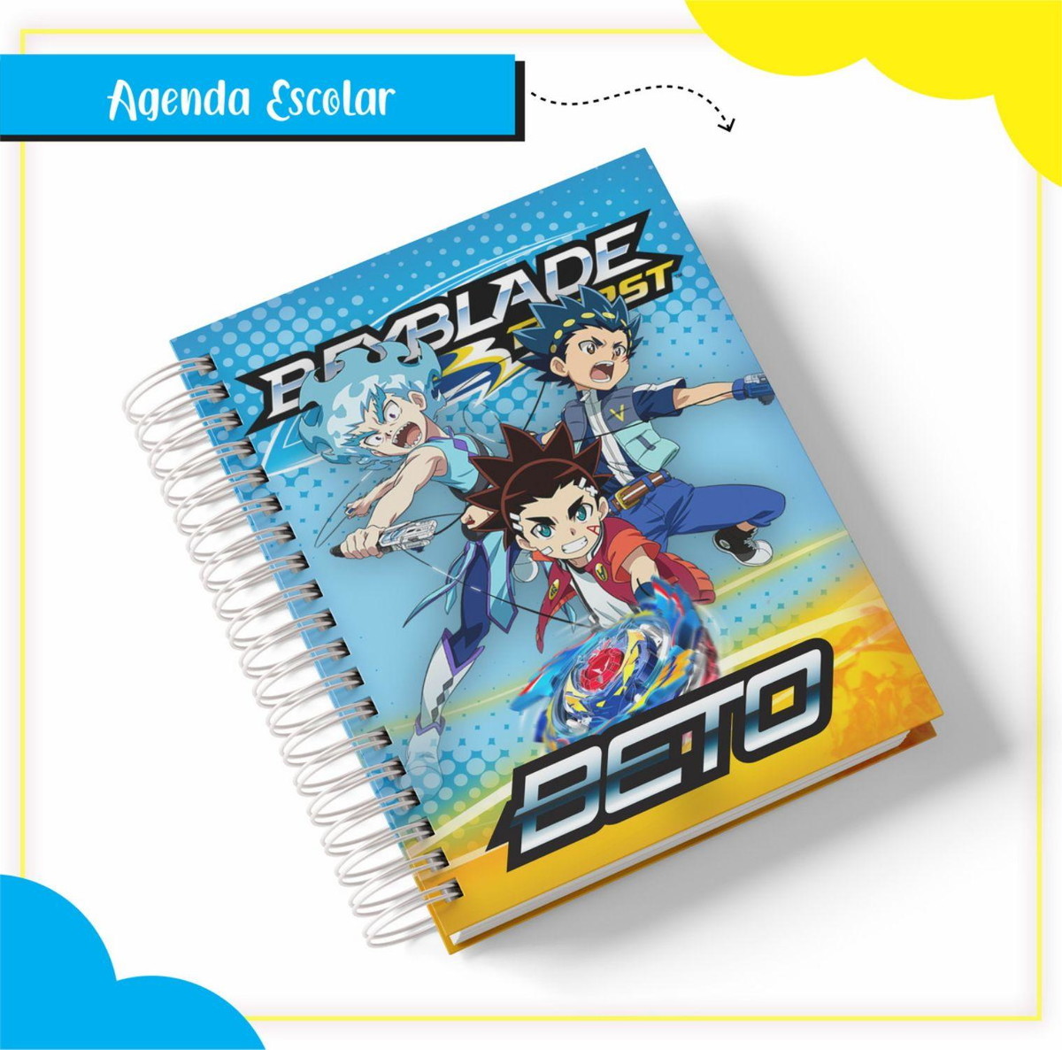 ARQUIVO ETIQUETA ESCOLAR BLAIBEYDE #2819 STUDIO E PDF - Imagem 4