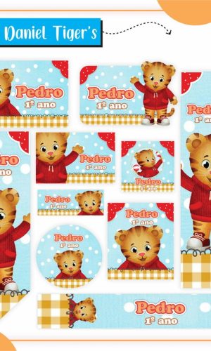 ARQUIVO ETIQUETA ESCOLAR DANIEL TIGERS #2821 STUDIO E PDF