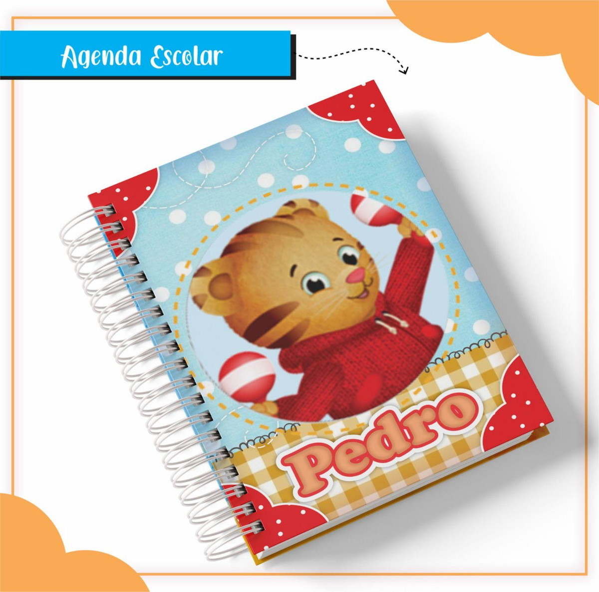 ARQUIVO ETIQUETA ESCOLAR DANIEL TIGERS #2821 STUDIO E PDF - Imagem 4