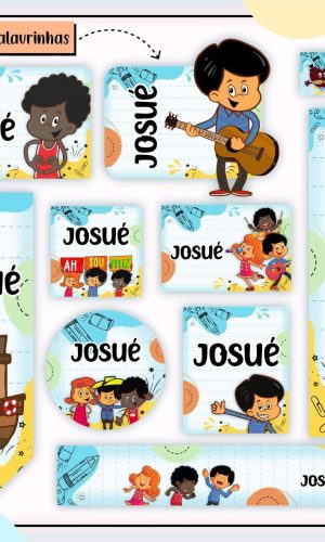 ARQUIVO ETIQUETA ESCOLAR TRES PALAVRINHAS #2797 STUDIO E PDF