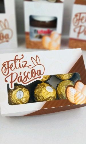 ARQUIVO FELIZ PASCOA CAIXA PARA 6 DOCES #4012