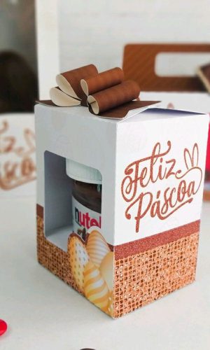 ARQUIVO FELIZ PASCOA CAIXA PARA NUTELLA #4013