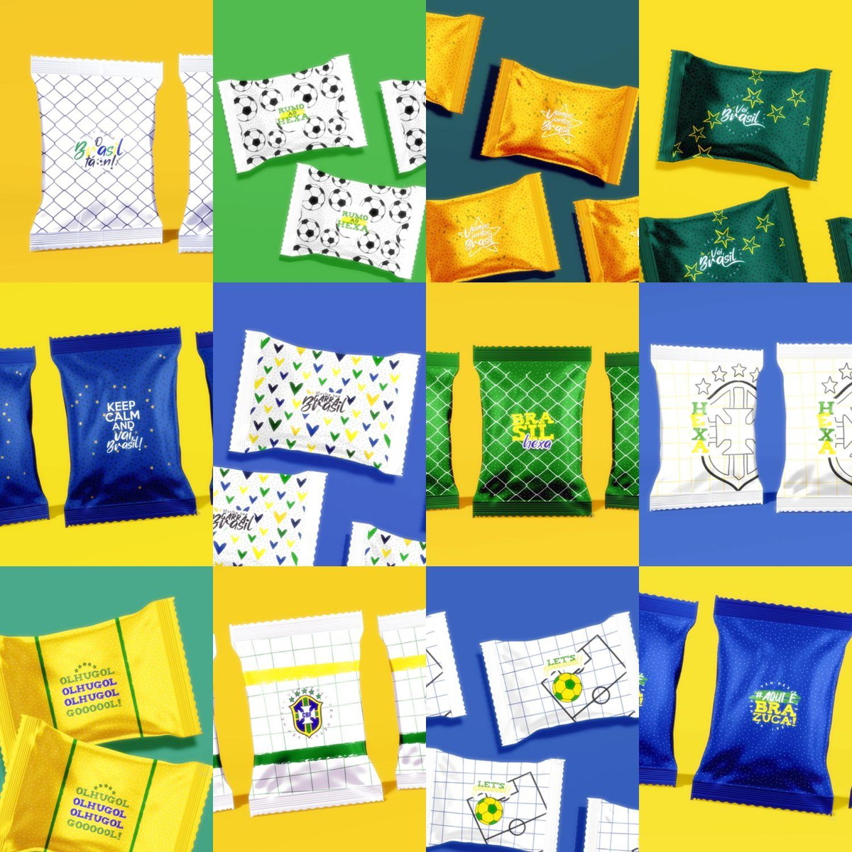 Arquivo Kit Balinhas Brasil Copa do Mundo 2022 #15474