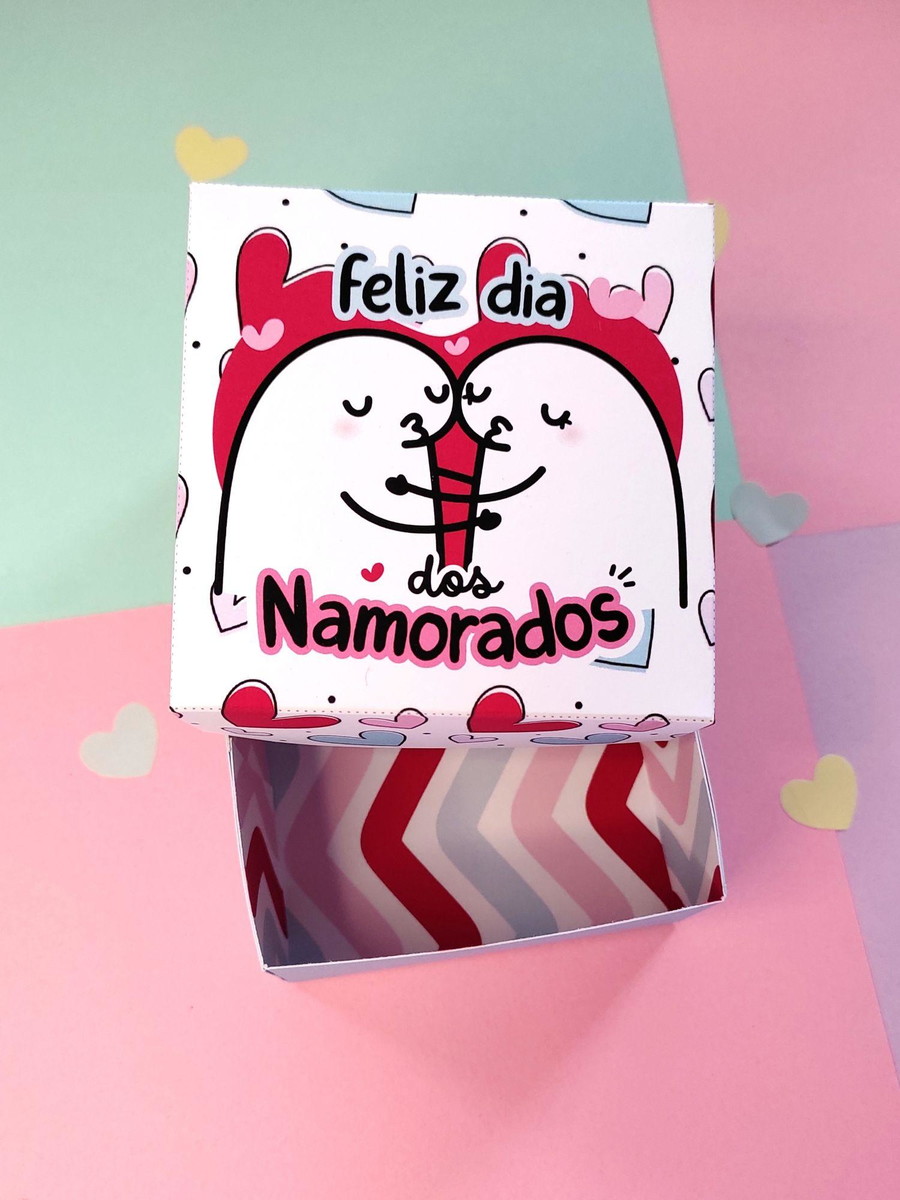 ARQUIVO KIT CAIXA P/ PRESENTE FLORK DIA DOS NAMORADOS #14089 - Imagem 3