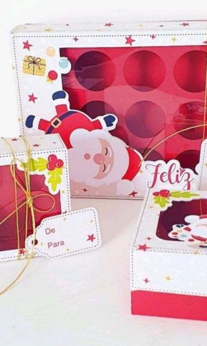 Arquivo Kit Caixas para Doces de Natal #11293 Studio e pdf
