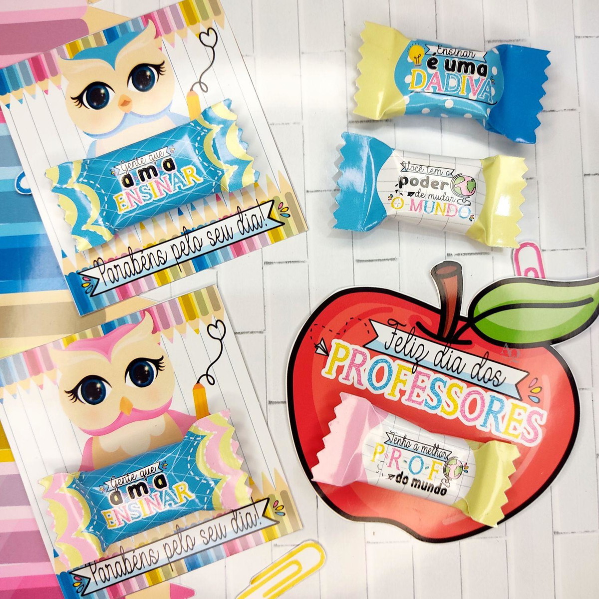 Arquivo Kit Card para Balinhas Dia dos Professores #15357