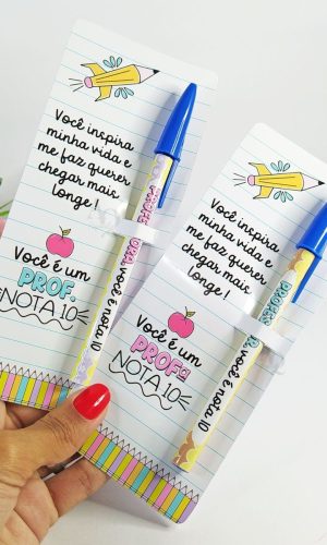 Arquivo Kit Cartão Caneta Dia dos Professores #15364