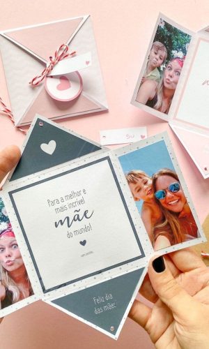 Arquivo Kit Cartão com Fotos e 15 Frases Dia das Mães #13933