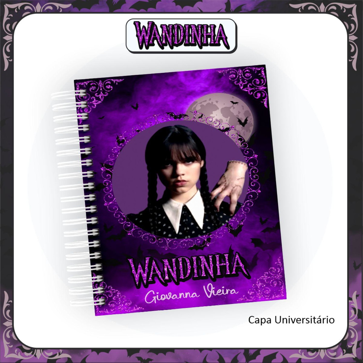 Arquivo Kit Completo Escolar Série Wandinha 2023 #15664 - Imagem 3