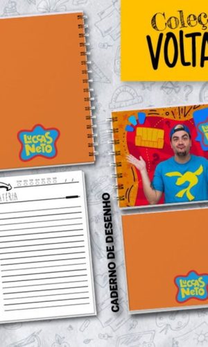 Arquivo Kit Encardenação/etiqueta Escolar Lucas Neto #15757
