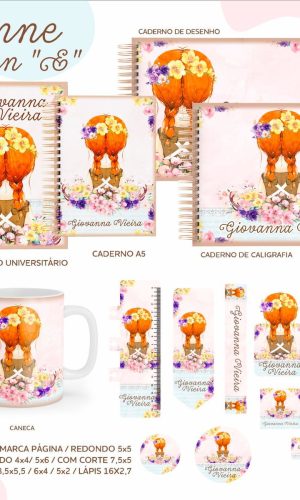 ARQUIVO KIT ETIQUETAS ESCOLARES ANNE WITH AN E #11332