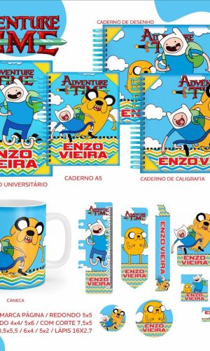 Arquivo Kit Etiquetas Escolares Hora da Aventura #11341