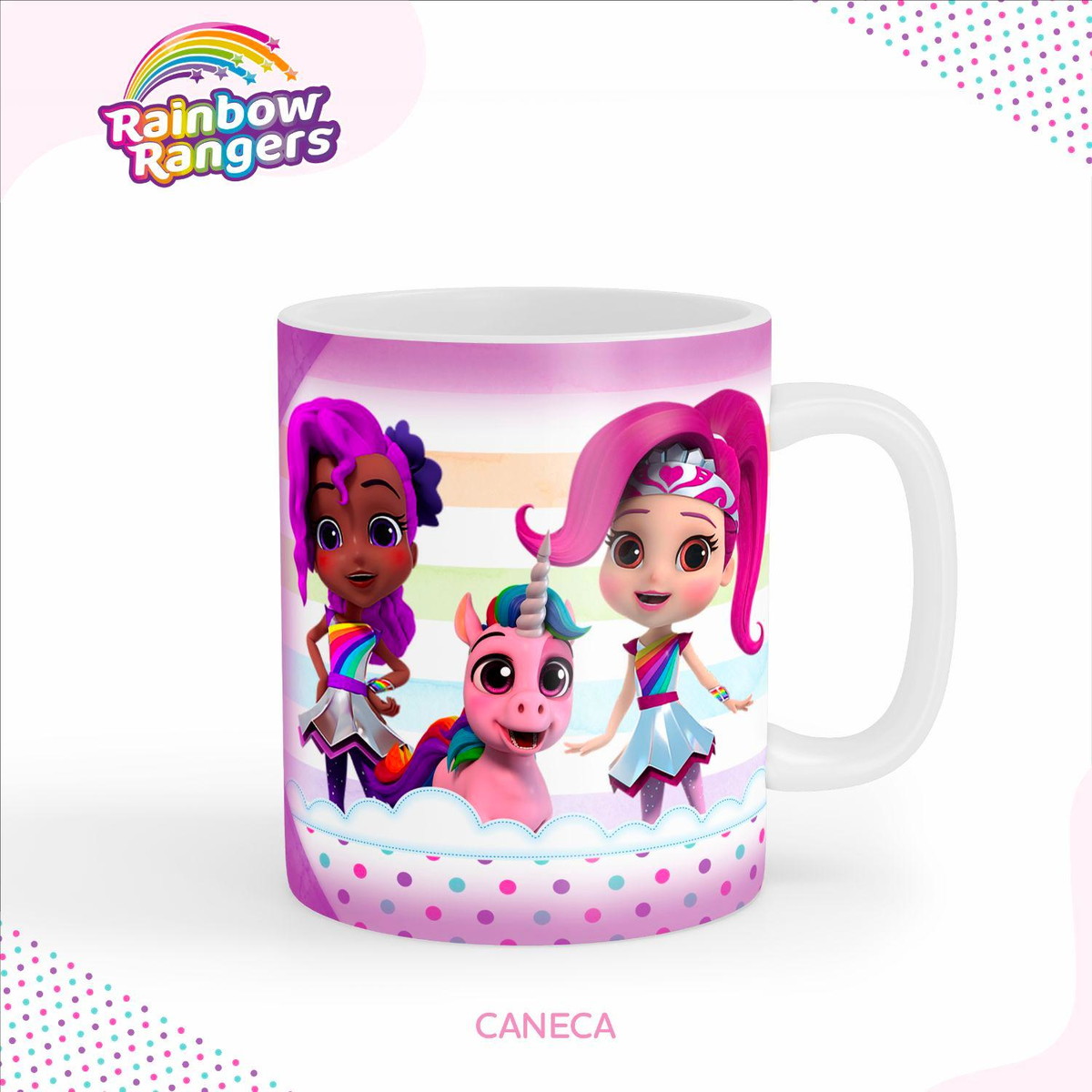 ARQUIVO KIT ETIQUETAS ESCOLARES RAINBOW RANGERS #11328 - Imagem 3