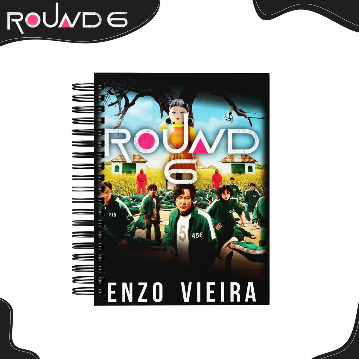 ARQUIVO KIT ETIQUETAS ESCOLARES ROUND 6 #11318 - Imagem 3