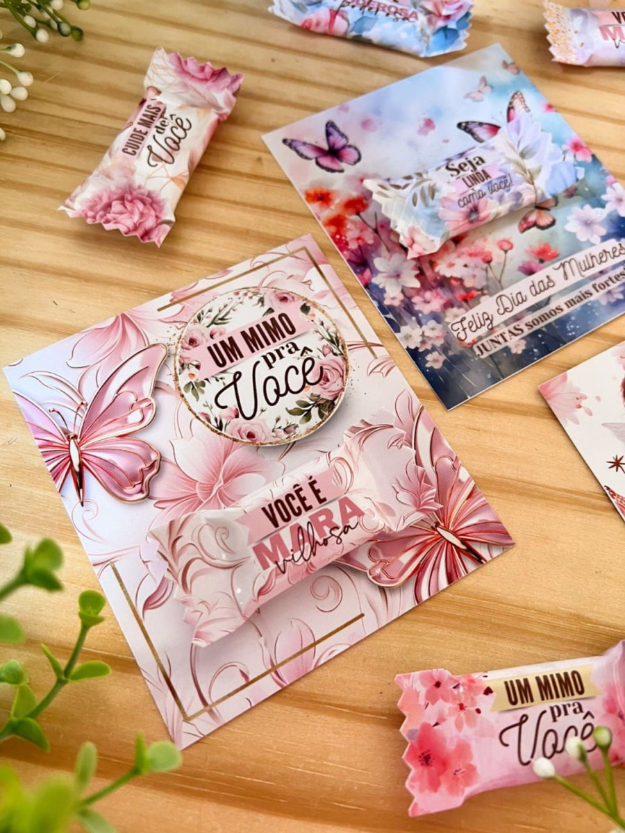 Arquivo Kit Mimo Card Balinhas Dia das Mulheres 2024 #17018 - Imagem 2