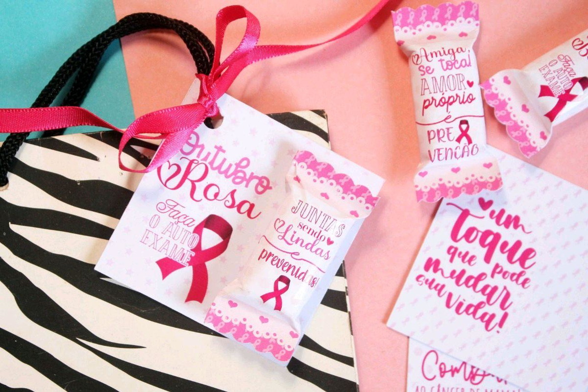 ARQUIVO KIT OUTUBRO ROSA MINI CARD E BALINHAS #11023 - Imagem 4