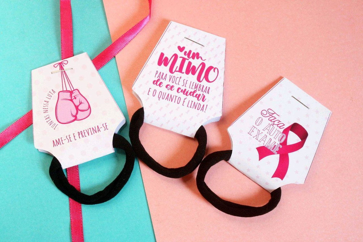 Arquivo Kit Outubro Rosa Tag Para Xuxinha #11022 - Imagem 5
