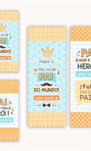 Arquivo Kit P/ Barra De Chocolate Do Dia Dos Pais #15164