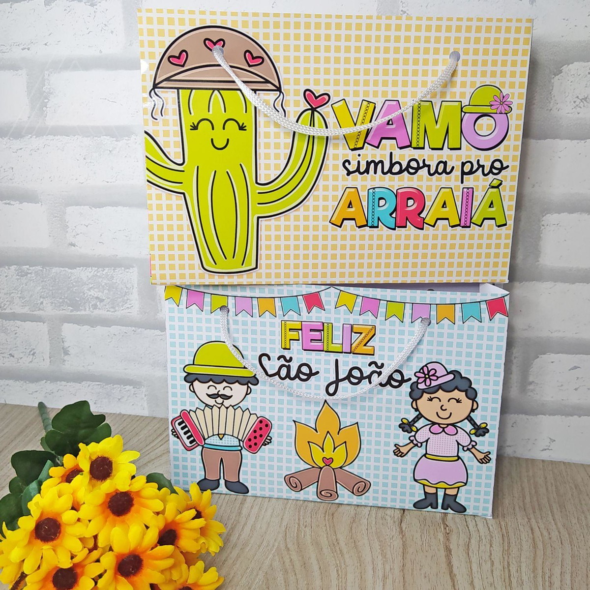 ARQUIVO KIT SACOLAS FESTA JUNINA SÃO JOÃO #14169