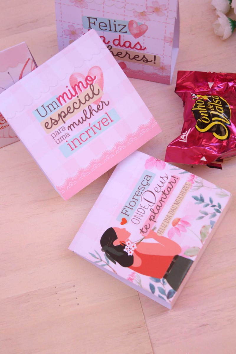 Arquivo Kit Tags Bombom Dia das Mulheres #17011