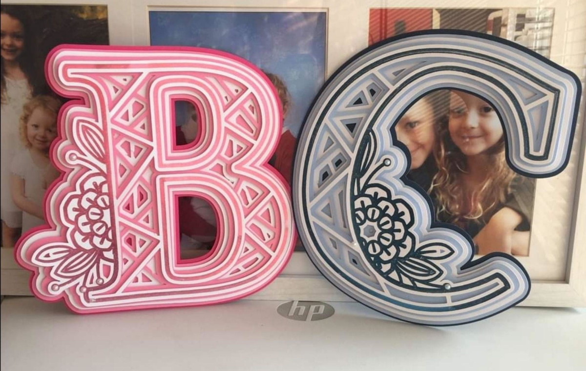 Arquivo Kit Topo de Bolo Letras Alfabeto Mandala #15809 - Imagem 2