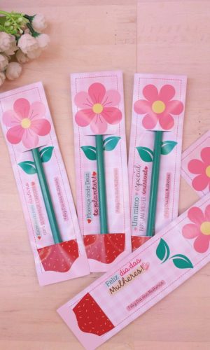 Arquivo Mimo Kit Cards Lapis Flor Dia da Mulher #17007