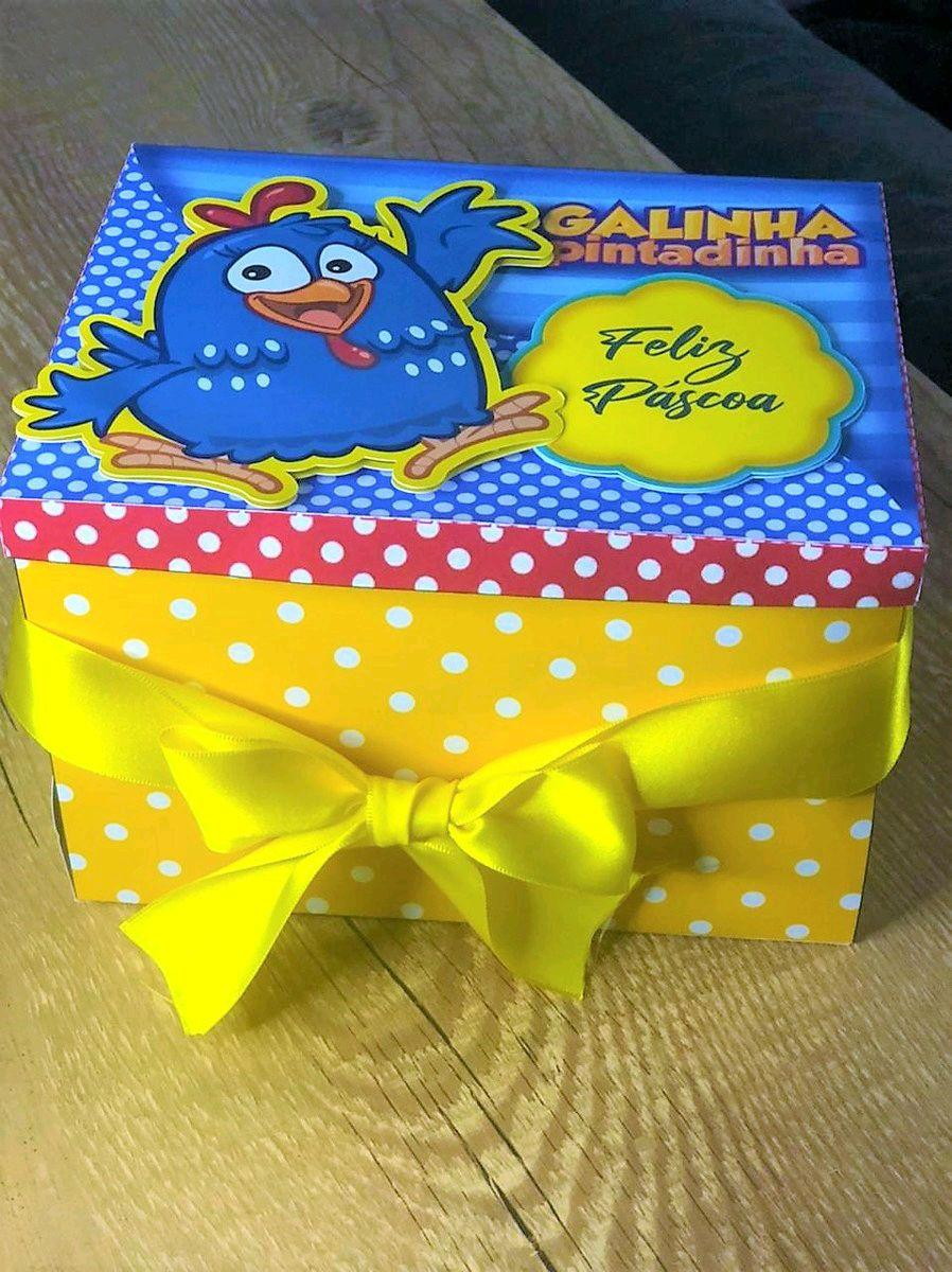 ARQUIVO MINI CONFEITEIRO EXPLOSÃO GALINHA PINTADINHA #3577 - Imagem 2