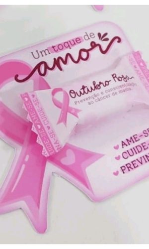 Arquivo Outubro Rosa Cartão com Bombom #11000