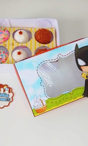 ARQUIVO PASCOA CAIXA 6 DOCES HEROIS CUTE #13703