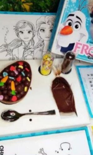 Arquivo Pascoa Caixa Explosão Mini Confeiteiro Frozen #14722