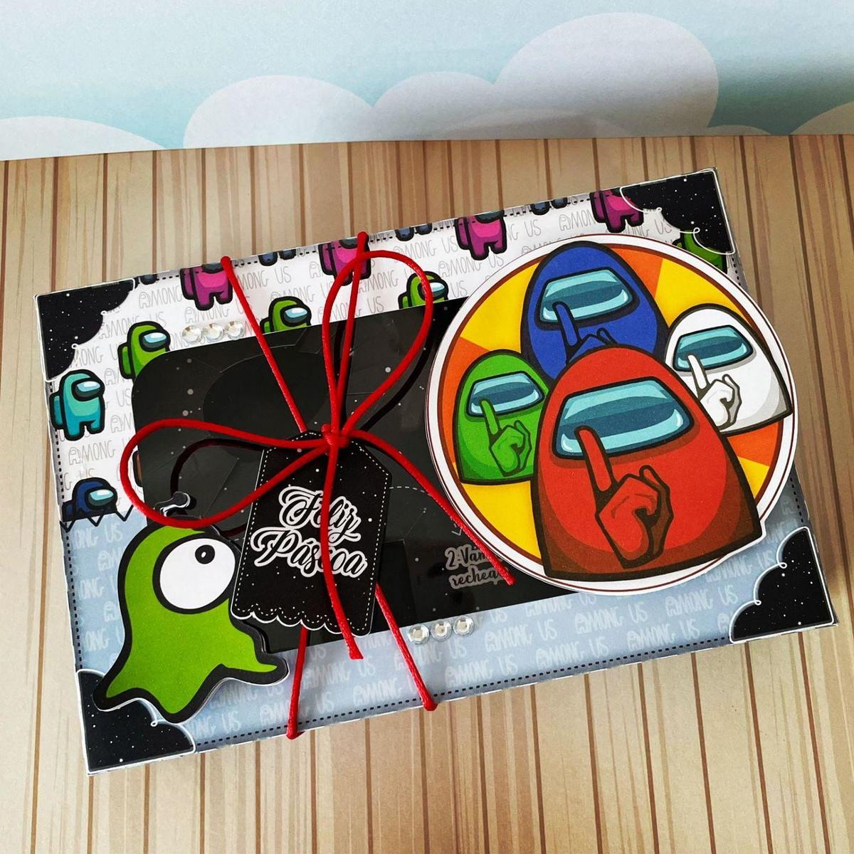 Arquivo Páscoa Caixa Mini Confeiteiro Among Us #15747 - Imagem 4
