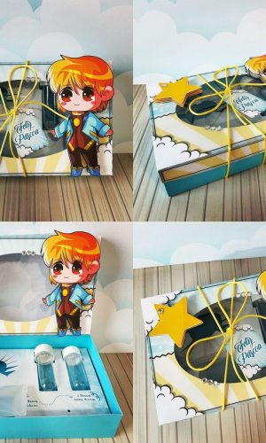 Arquivo Páscoa Caixa Mini Confeiteiro Anime Menino #15751