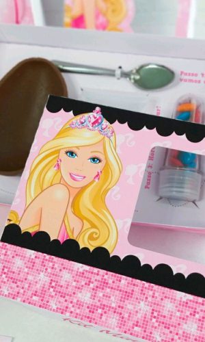 ARQUIVO PASCOA CAIXA MINI CONFEITEIRO BARBIE #3586