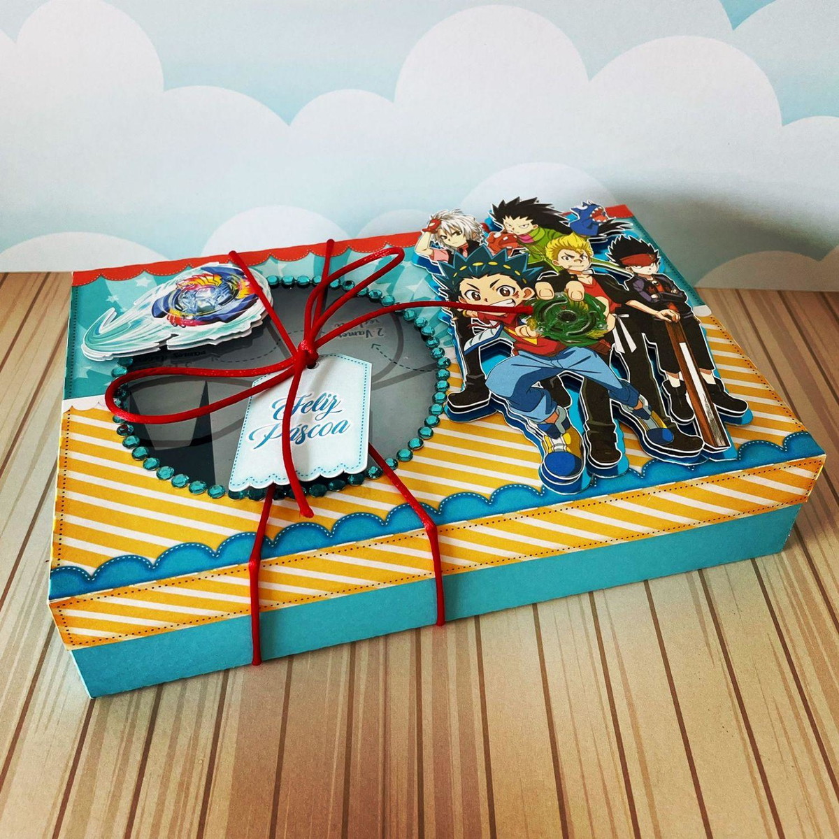 Arquivo Páscoa Caixa Mini Confeiteiro Beyblade #15748 - Imagem 4