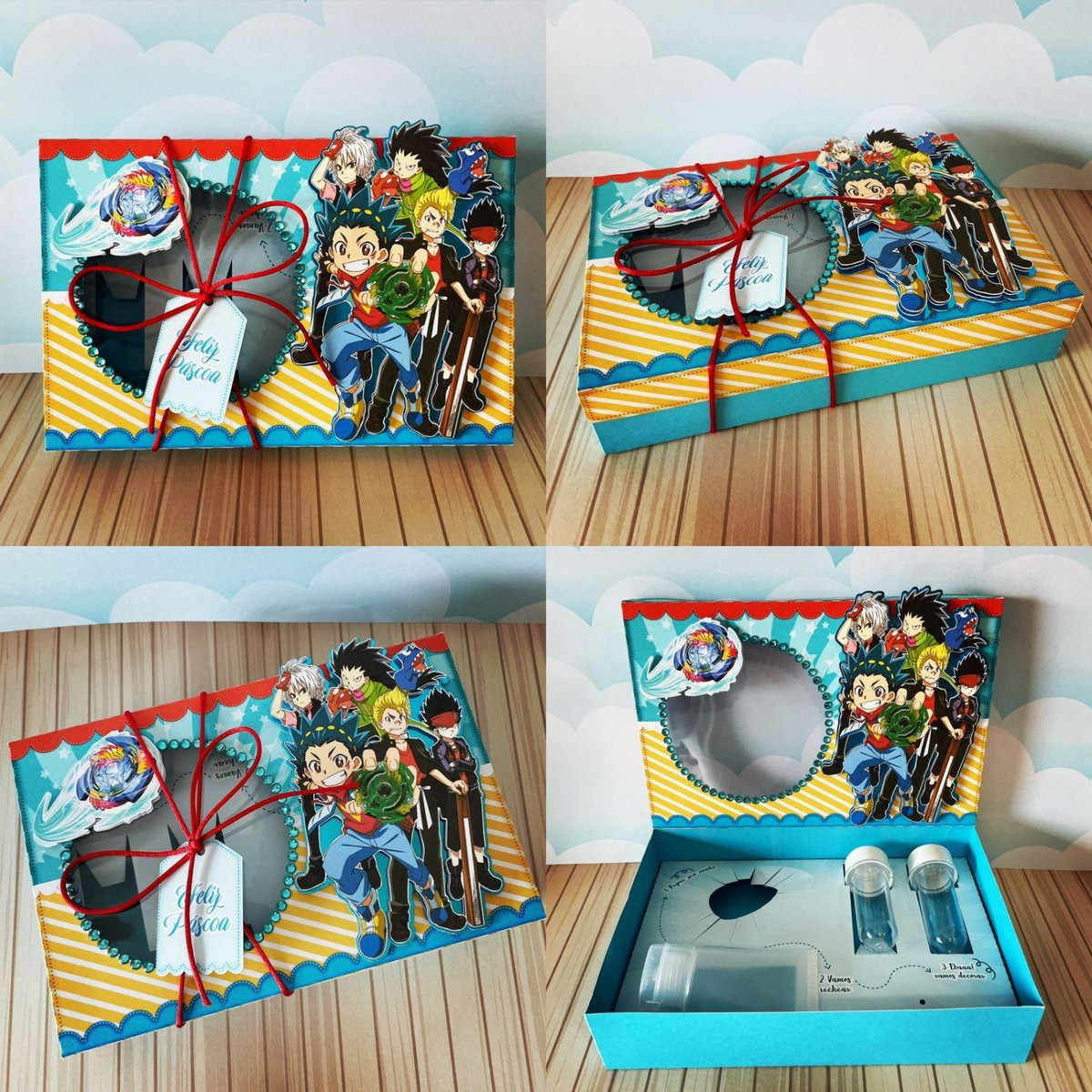 Arquivo Páscoa Caixa Mini Confeiteiro Beyblade #15748 - Imagem 3