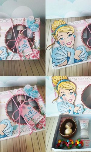 Arquivo Páscoa Caixa Mini Confeiteiro Cinderela #15762