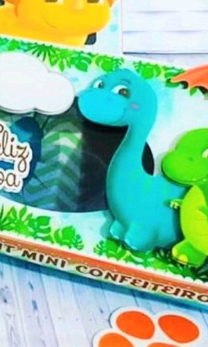 ARQUIVO PASCOA CAIXA MINI CONFEITEIRO DINOSSAURO CUTE #3477