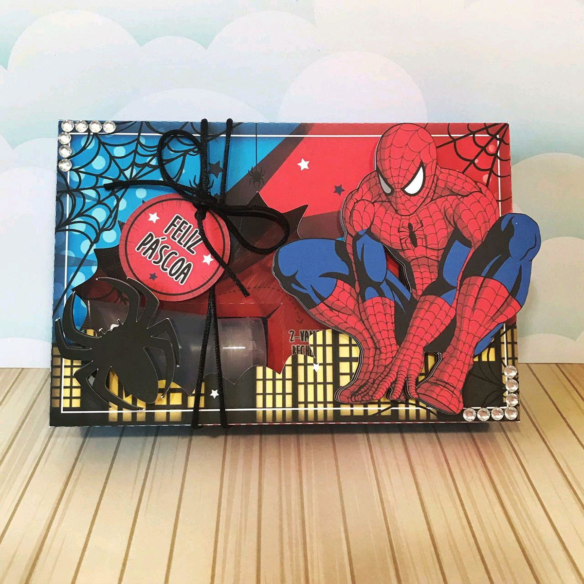 Arquivo Pascoa Caixa Mini Confeiteiro Homem Aranha #4564 - Imagem 2