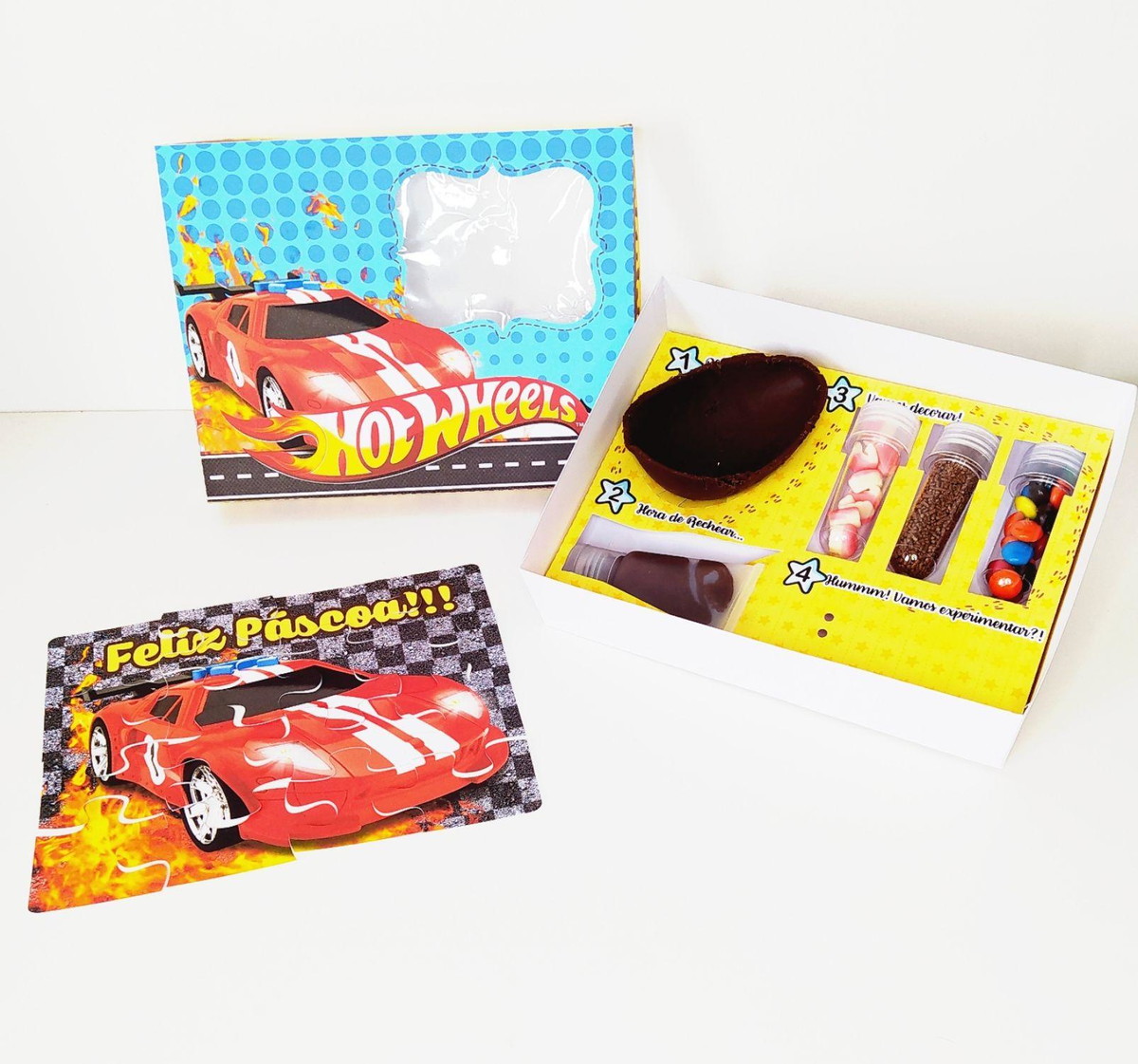 ARQUIVO PASCOA CAIXA MINI CONFEITEIRO HOTWHEELS #13692