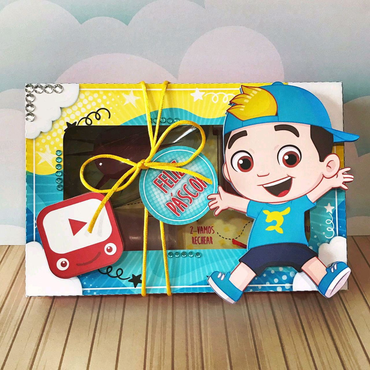 ARQUIVO PASCOA CAIXA MINI CONFEITEIRO LUCAS NETO #4565 - Imagem 3