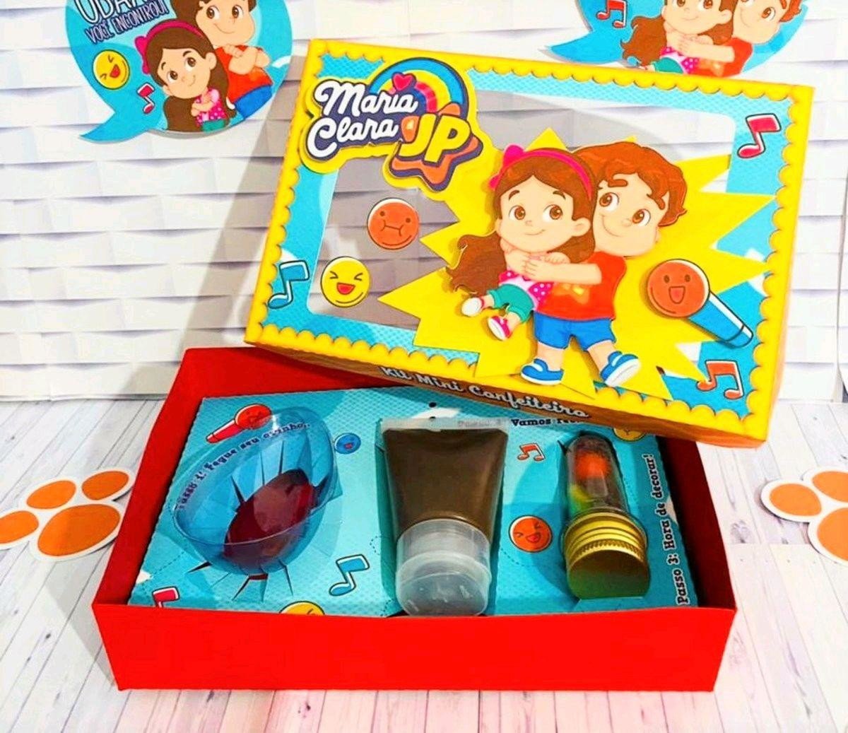 ARQUIVO PASCOA CAIXA MINI CONFEITEIRO MARIA CLARA E JP #3480