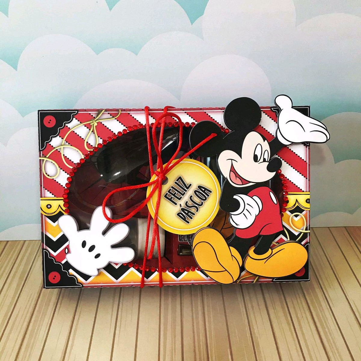ARQUIVO PASCOA CAIXA MINI CONFEITEIRO MICKEY #4566 - Imagem 2