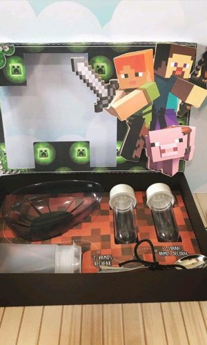 ARQUIVO PASCOA CAIXA MINI CONFEITEIRO MINECRAFT #4567