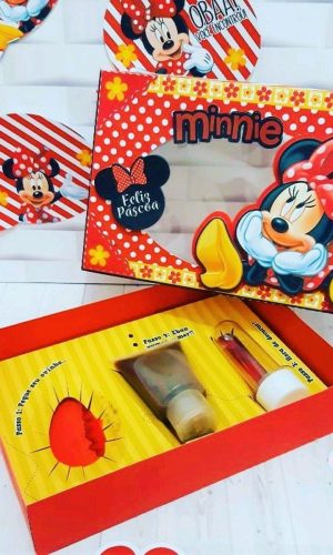 ARQUIVO PASCOA CAIXA MINI CONFEITEIRO MINNIE VERMELHA #3482