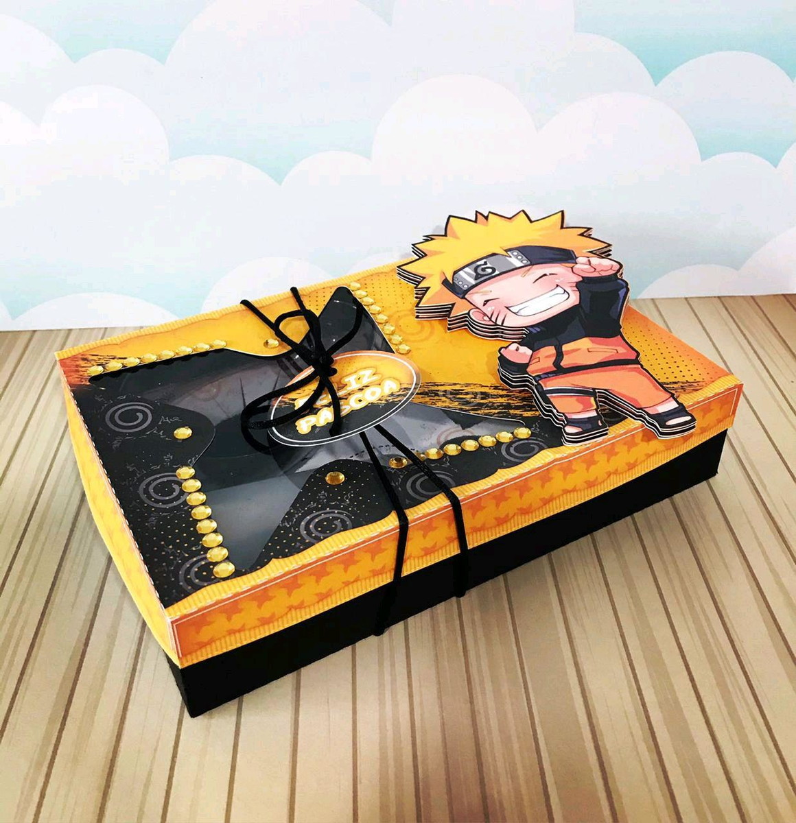 ARQUIVO PASCOA CAIXA MINI CONFEITEIRO NARUTO #4568 - Imagem 2