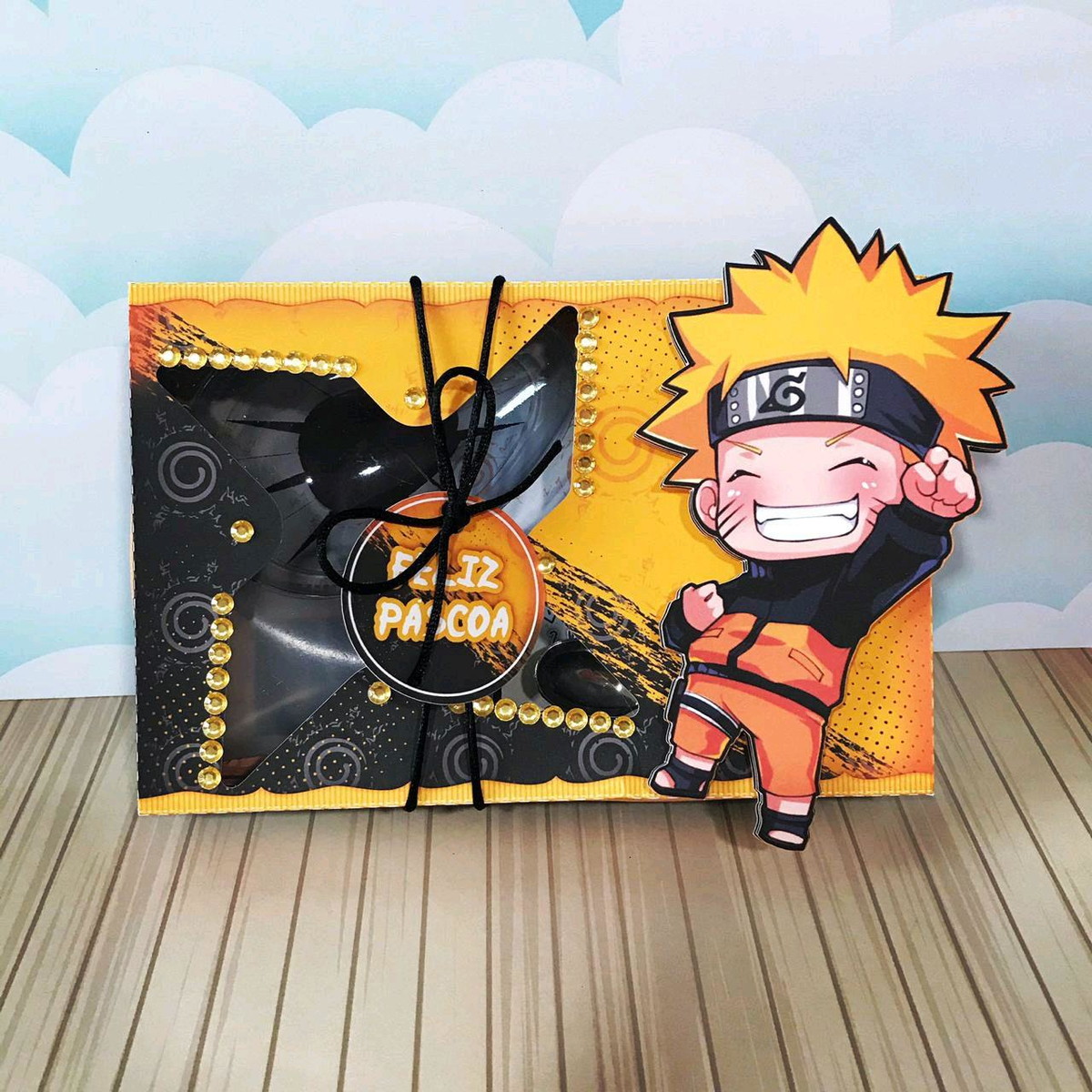 ARQUIVO PASCOA CAIXA MINI CONFEITEIRO NARUTO #4568 - Imagem 3