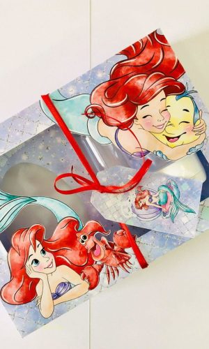 Arquivo Pascoa Caixa Mini Confeiteiro Sereia Ariel #14713