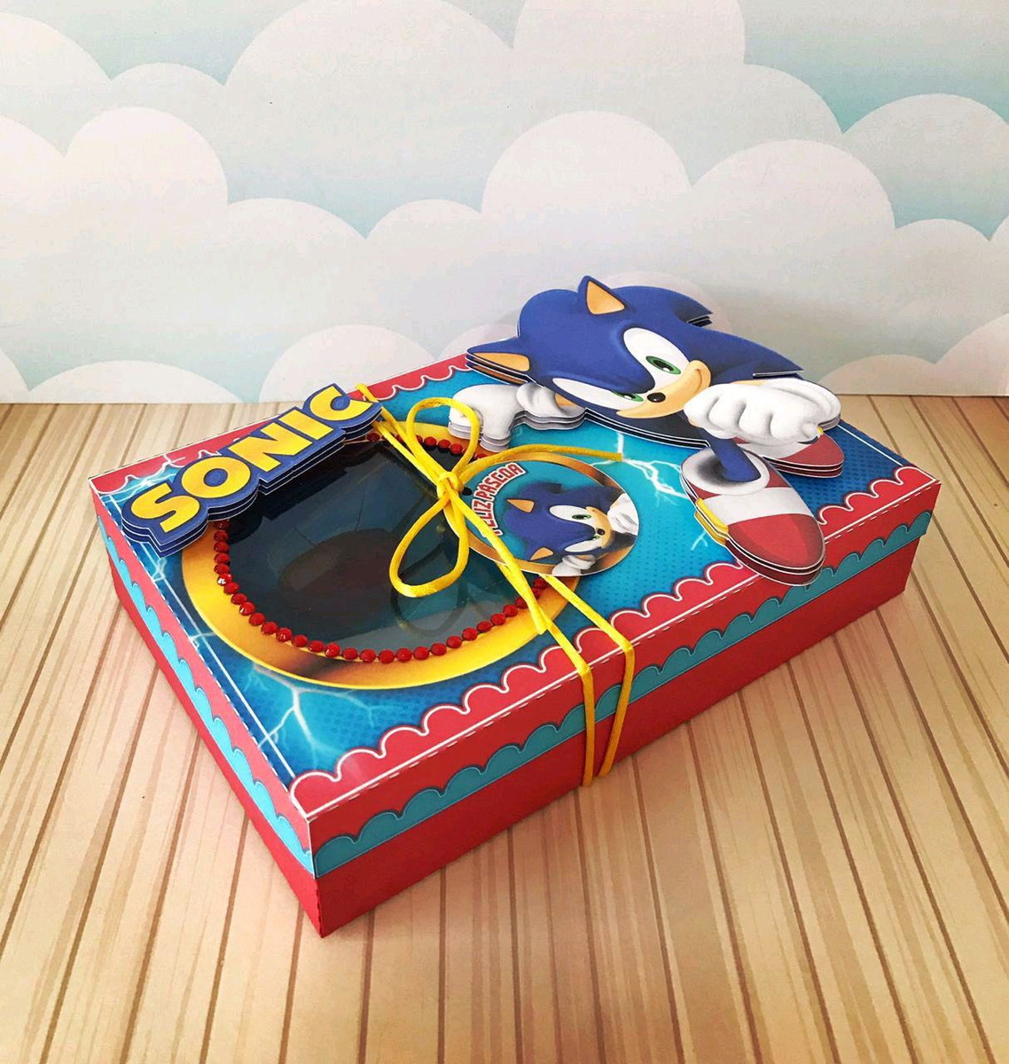 Arquivo Pascoa Caixa Mini Confeiteiro Sonic #4573 - Imagem 2