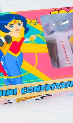 ARQUIVO PASCOA CAIXA MINI CONFEITEIRO SUPER HEROINA #3377