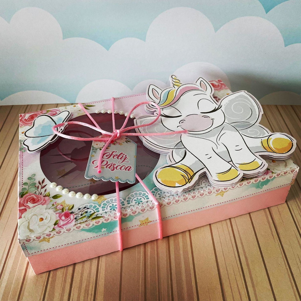 Arquivo Páscoa Caixa Mini Confeiteiro Unicórnio #15744 - Imagem 4